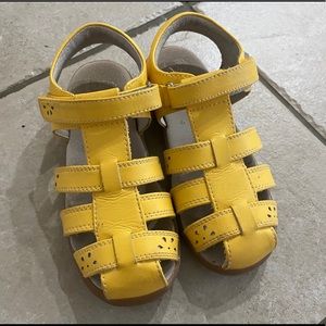 See Kai Run yellow sandals size 13